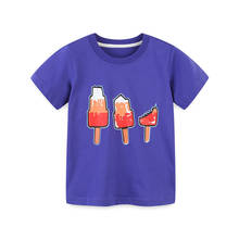 Детская летняя футболка Funnygame для мальчиков и девочек, детская одежда, хлопковые футболки, мультяшная одежда, Лидер продаж, топы для малышей 2024 - купить недорого