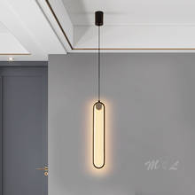 Lámparas colgantes minimalistas modernas para dormitorio, luz Led colgante para sala de estar, accesorios de cocina, luminarias para comedor 2024 - compra barato