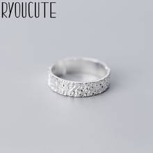 Anéis geométricos irregulares cor prata vintage boêmio, presentes para mulheres, meninas, abertos, anéis retrô, joias de casamento 2024 - compre barato