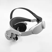 Realidade virtual confortável vr óculos faixa ajustável com alça de cabeça fone de ouvido para oculus quest 2 vr fone de ouvido acessórios 2024 - compre barato