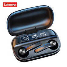 Lenovo-fones de ouvido sem fio, material portátil, bluetooth 5.1, controle de toque, à prova de suor, para música e esportes 2024 - compre barato