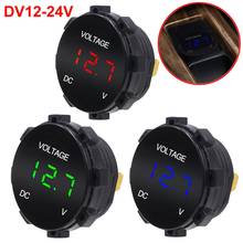 12V 24V Voltage Meter Car Marine Motorcycle LED Digital Voltmeter Battery Gauge 2024 - buy cheap
