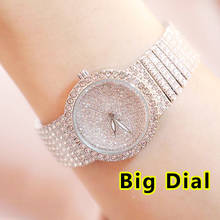Relojes con diamantes de imitación para mujer, pulsera elegante con cristales, marca famosa, 2021 2024 - compra barato