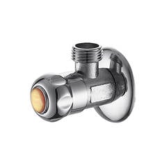 Brass Chrome Plated Quarter Turn Water Angle Stop Valve Shut Off Vavle Water Stop Control Switch for Faucet Toilet 2024 - buy cheap