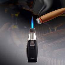 Jobon Outdoor Pen Spray Gun Jet Torch Lighter Turbo Gas Kitchen BBQ Metal Windproof Butane Cigar Pipe Lighter Gadgets For Men 2024 - buy cheap