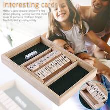 Portable Shut The Box Game Durable Strategy Board Game Digital Game Cultivate Logical Thinking Skills For Children 2024 - buy cheap