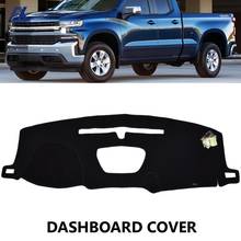 Xukey Painel tampa do traço Mat Dashmat Para Chevrolet Silverado 1500 2500 3500 GMC Sierra traço 1500 2019 2020 Conselho capa de almofada 2024 - compre barato