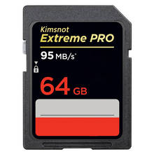 Kimsnot Extreme Pro 633x SD Card 256GB 128GB 64GB 32GB 16GB Flash Memory Card SDXC SDHC Card Class 10 95mb/s UHS-I For Camera 2024 - купить недорого