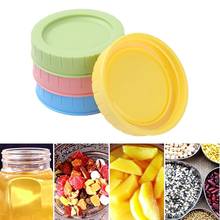 2/4Pc Mason Jar Lids Eco-friendly Super Seal Silicone Gasket Caps for Mason Canning Anti Leakage Screw on Jars Cover Storage Lid 2024 - buy cheap