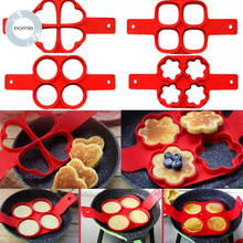 Homies Pancake Nonstick Silicone Mold Round Heart Pancake Maker Egg Tool Cooker Pan Flip Eggs Mold Kitchen Baking Cooking Tool 2024 - buy cheap