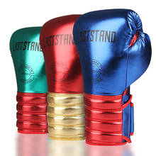 Luvas de boxe infantil/audlts, luvas de metal para homens e mulheres, ideal para treinamento de muay thai, karatê, deo 6-12oz, 1 par 2024 - compre barato