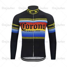 Новинка, черная велосипедная кофта с длинным рукавом, зимняя Флисовая теплая и без флиса, одежда для велоспорта, тонкая велосипедная одежда 2024 - купить недорого