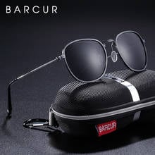 BARCUR New Aluminum Hexagon Design Sunglasses Men Polarized Sun Glasses for Women Goggle Oculos de sol masculino 2024 - buy cheap