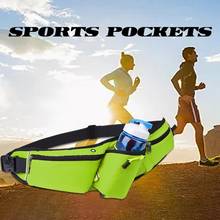 Unisex Sport Waterproof Running Waist Bag Belt Pocket Pack Jogging Mobile Phone Holder Bag Gym Pouch Cycling Bum Waistbag 2024 - buy cheap