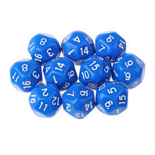 Juego de dados de acrílico D16 de 16 caras, accesorio de juguete para DND MTG TRPG, 10 piezas 2024 - compra barato