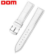 DOM Watch Bracelet Belt Watch Band Watchbands Strap 18mm 20mm 22mm Watch Accessories Wristband Faux Leather Strap 2024 - buy cheap