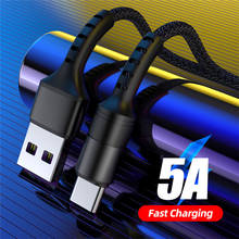 5A USB Type C Charging Cable Supercharge USB-C Charge Cable for Huawei Mate 20 P30 P20 Pro Fast Charging Phone Data USBC Cord 2024 - buy cheap