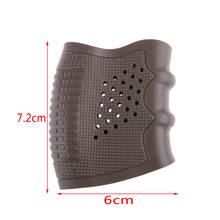 Tactical Anti-Slip Handgun Rubber Protect Cover Grip Glove Tactical Holster for Glock Hunting Black Gun Accesories 2024 - buy cheap