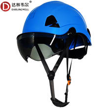 Safety Helmet with visor Outdoor Climbing Riding Working Rescue Helmets Protective ABS Work Cap Construction Hard Hat 2024 - buy cheap