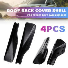 4Pcs Replacement Rack Cover Black Car Styling Roof Rack Cover  For Toyota RAV4 XA20 2001 2002 2003 2004 2005 2024 - buy cheap