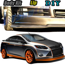 Car Bumper Lip Front Spoiler Skirt Deflector For Ford For Focus / ST Tune Car Modified Body Kit VIP Hella Flush Lips 2024 - buy cheap