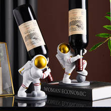 wine holder astronaut wine rack For home interior Practical home decoration Wine stand shelf decor Wine bar cabinet Ornaments 2024 - buy cheap