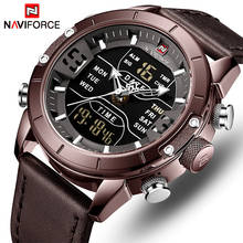 NAVIFORCE-reloj de cuarzo deportivo para hombre, cronógrafo Digital LED, resistente al agua, marca de lujo, Masculino 2024 - compra barato