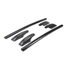 Fit For 2014 2015 2016 2017 Nissan Rogue X-Trail bar rail black Roof Rack Rails Bars Luggage Carrier 6pcs 2024 - buy cheap