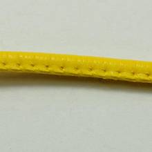 32.8 Feet Yellow Stitched Round Soft Synthetic Leather String Jewelry Cord 5mm 2024 - buy cheap