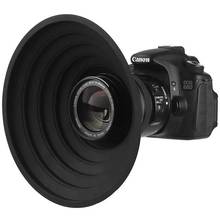 Cubierta de lente de silicona plegable antirreflectante para cámara canon, nikon, sony, pentax, fuji, olympus, 50-70mm, 70-90mm 2024 - compra barato