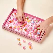 PandaHall-Anillo de resina de plástico para niñas, joyería para el Día de los niños, estilo mixto, Animal, fruta, regalo, 36-100 Uds. 2024 - compra barato