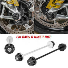 Para r nove t roda dianteira garfo slider protetor para bmw r nove t r9t 2014-2016 2015 acessórios da motocicleta acidente de eixo 2024 - compre barato