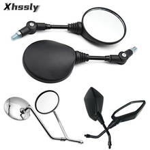 Motorcycle Mirror Scooter Rearview Mirrors 8mm 10mm For KAWASAKI Vn800 Vulcan 500 Ninja 650 Vulcan 800 Z 750 Er6F Z1000Sx Zx9R 2024 - buy cheap