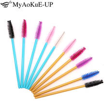 New 250 PCS Disposable Eyelash Brush Mascara Wands Applicator Wand Brushes Eyelash Comb Brushes Spoolers Makeup Tool Mix 5 Color 2024 - buy cheap