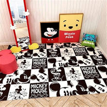 Cartoon Kids Playmat Door Mat Floor Carpet for Living Room Mickey Minnie Rug Anti-Slip Doormat Home Decor Activity Mat 2024 - buy cheap