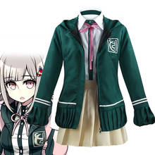 Anime super danganronpa 2 chiaki nanami cosplay trajes jaqueta camisa saia conjunto completo feminino meninas uniforme escolar roupas peruca 2024 - compre barato