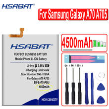 HSABAT 4500 мА/ч, EB-BA705ABU Батарея для samsung Galaxy A70 A705 SM-A705 A705FN SM-A705W 2024 - купить недорого