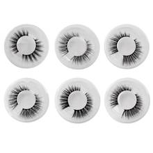 1pair 3D Mink False Eyelashes Natural Extension Fake Curly Thick Lashes Eye Beauty Tools 2024 - buy cheap