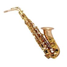 Saxofone popular de alto saxofone macio com caneta dourada, alta construção com chaves de latão, frete grátis 2024 - compre barato