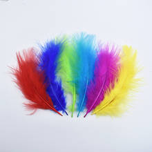 100Pcs/Lot  Marabou Feathers Turkey Feather Pheasant Feathers for Crafts Feathers for Jewelry Making Wedding Feathers Decoration 2024 - buy cheap