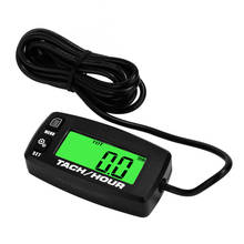 Lightweight Portable Backlit LCD Digital Tach Hour Meter Tachometer Waterproof 2/4 Stroke Engine Motorcycle Gauge Accessories 2024 - buy cheap