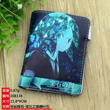 Hoseki no kuni Anime Colorful Leather Wallet 3D Printed With Phosphophyllite Card Holder Purse Men Women Standard Money Bag 2024 - buy cheap