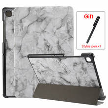 For Samsung Galaxy Tab A7 10.4 2020 SM-T505 T500 T507 Marble Case tablet Stand Tri-fold Flip book Cover for galaxy tab a7 2020 2024 - buy cheap