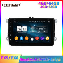 Radio Multimedia con GPS para coche, Radio con reproductor, grabadora, DVD, Android, PX5, PX6, para VW Octavia, FABIA, SUPERB, Golf, Touran 2024 - compra barato