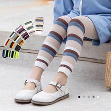 Bobora Autumn Cartoon Fox Baby Girl Tights Cotton Cute Children Striped Stocking  For Kid 2024 - buy cheap