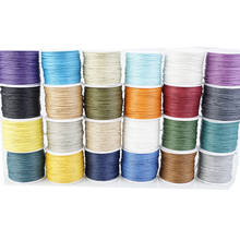 70Meter/Roll Cotton Wax Threads Diameter 1.0mm Beading Bracelet Cords Line 23 Colors String Wire For DIY Jewelry Making 2024 - buy cheap