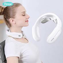 Smart Electric Neck Massager Far Infrared Heating Pain Relief Health Care Relaxation Cervical Vertebra Physiotherapy Massger 2024 - buy cheap