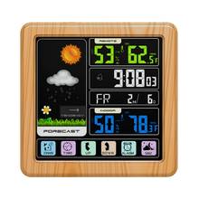 Wireless Weather Clock Multifunctional Color Screen Clock Creative Home Touch Screen Thermometer and Hygrometer Alarm Clock 2024 - buy cheap