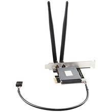 Мини PCIE Настольный Wifi адаптер PCI-E X1 беспроводной WiFi сетевой адаптер конвертер карта Поддержка Bluetooth для ПК 2024 - купить недорого