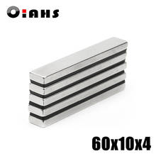 20pcs F60x10x4mm Super Powerful Strong Rare Earth Block NdFeB Magnet Neodymium N35 Magnets F60*10*4mm 2024 - buy cheap